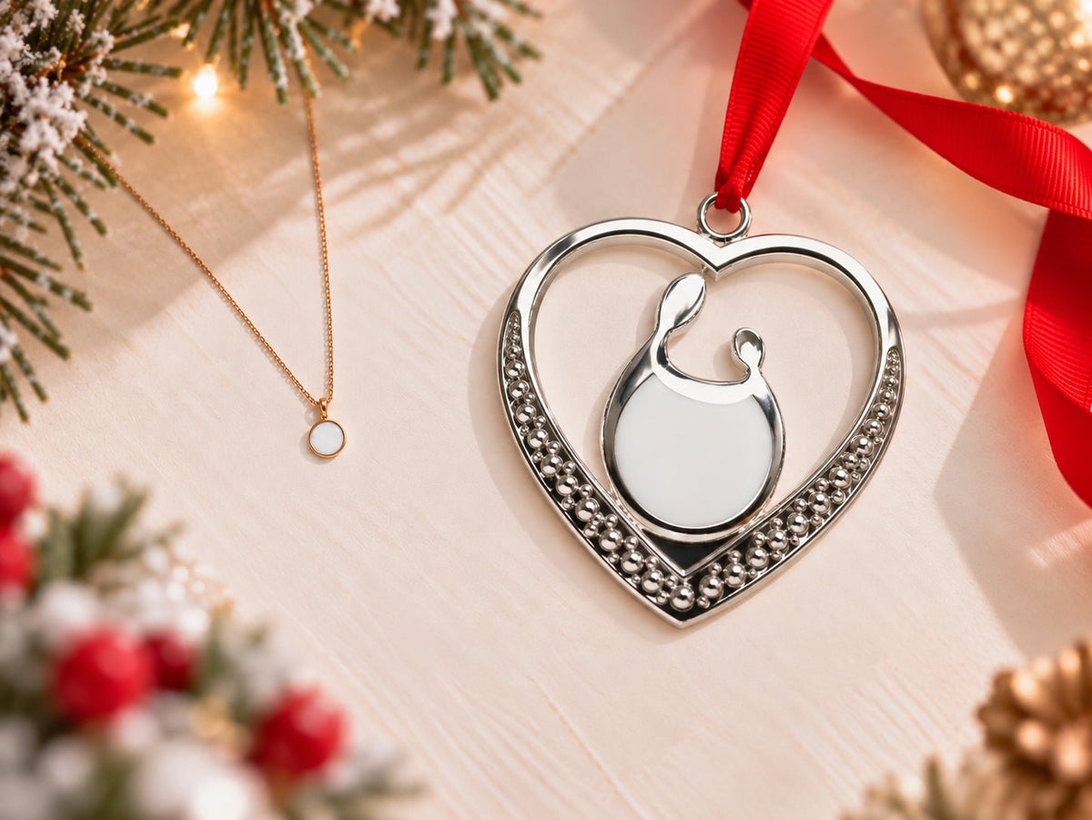 Petite Charm + Unbreakable Bond Ornament_Breastmilk_Jewelry_Keepsakes- Mamma's Liquid Love