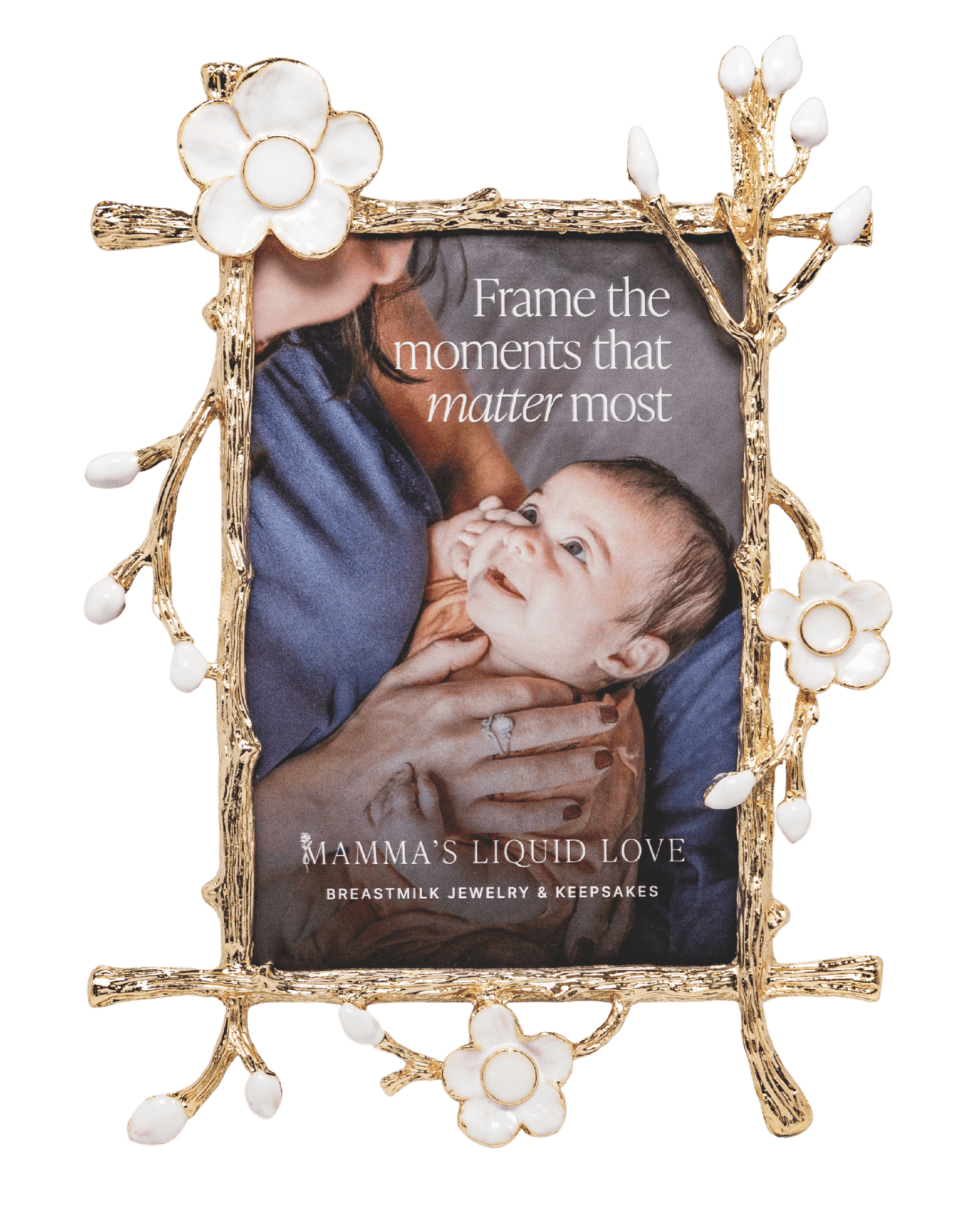 PRE - ORDER: Blossom Keepsake Frame_Breastmilk_Jewelry_Keepsakes - Mamma's Liquid Love
