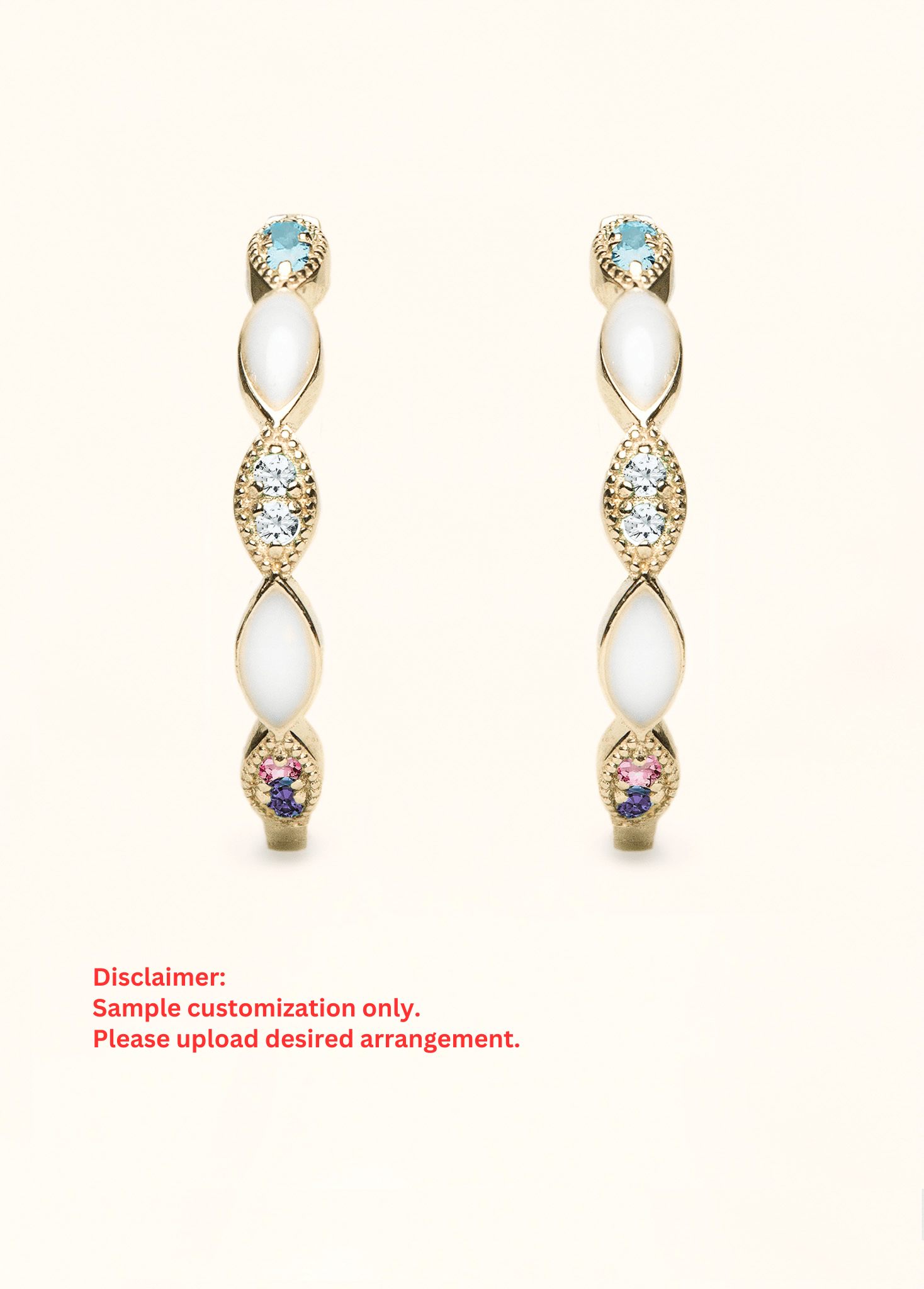 Princess Breastmilk Earrings - Mamma's Liquid Love