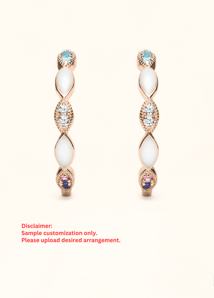 Princess Breastmilk Earrings - Mamma's Liquid Love