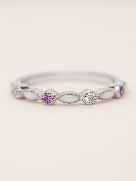 Princess Stacker PI_Breastmilk_Jewelry_Keepsakes- Mamma's Liquid Love