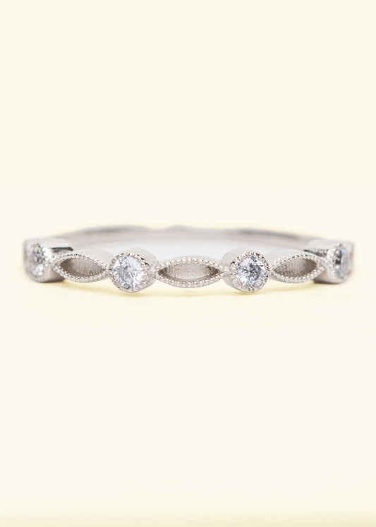 Princess Stacker Ring OS Platinum - Mamma's Liquid Love