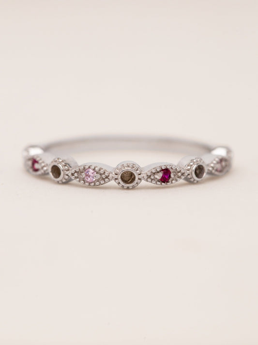 Queen Stacker MTM_Breastmilk_Jewelry_Keepsakes- Mamma's Liquid Love