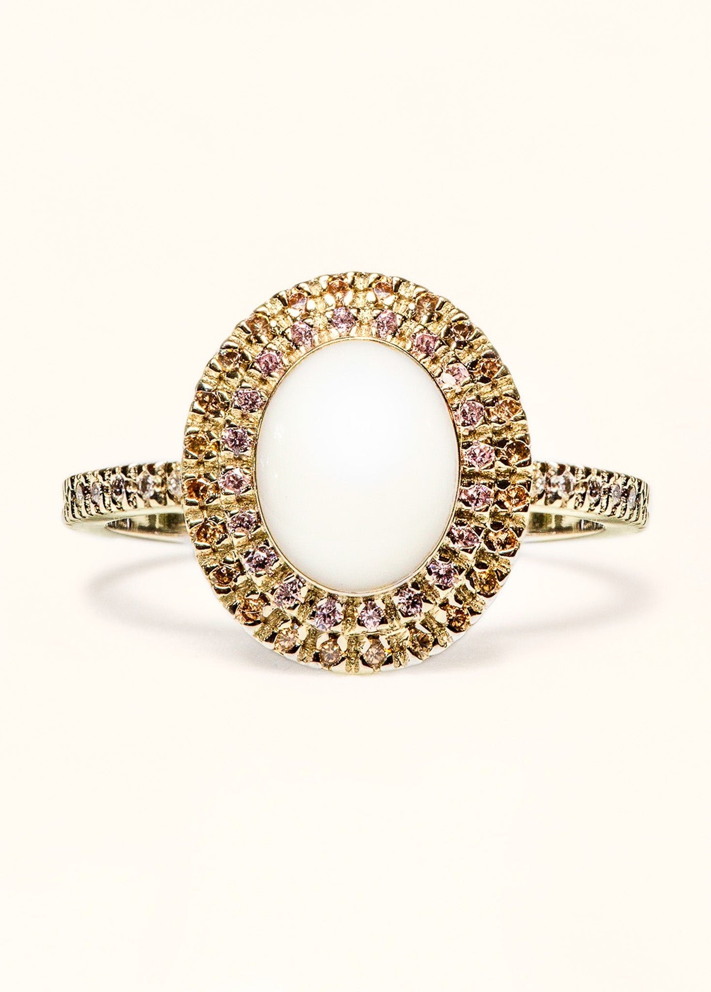 Serenity Double Halo Breastmilk Ring - Mamma's Liquid Love
