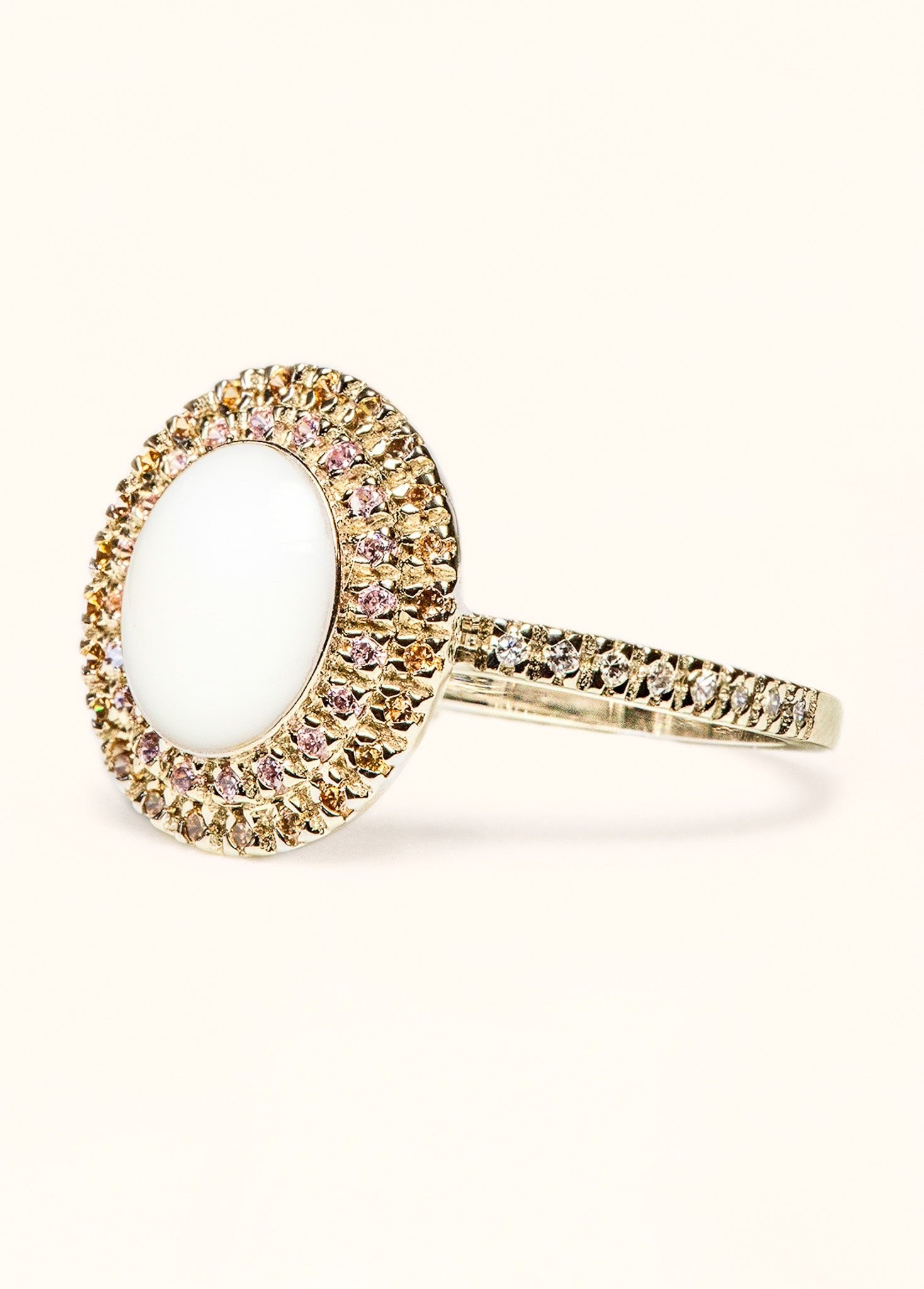 Serenity Double Halo Breastmilk Ring - Mamma's Liquid Love