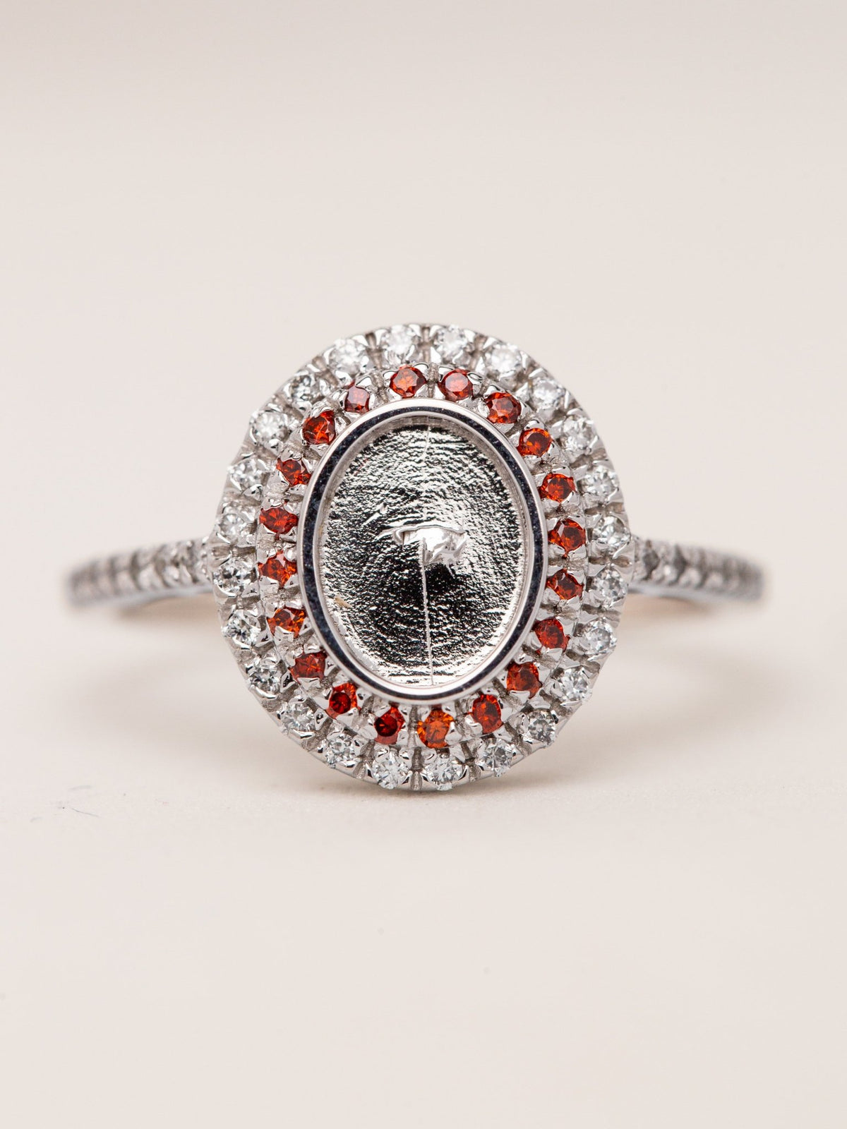 Serenity Double Halo Ring MTM_Breastmilk_Jewelry_Keepsakes- Mamma's Liquid Love