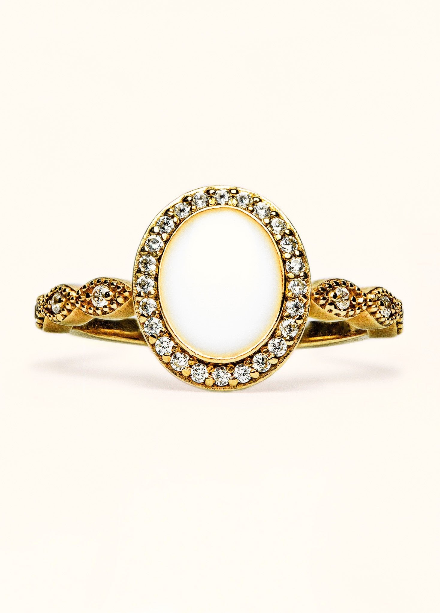 Serenity Ring with Ornate Band | Breastmilk Keepsake Jewelry – Mamma's ...