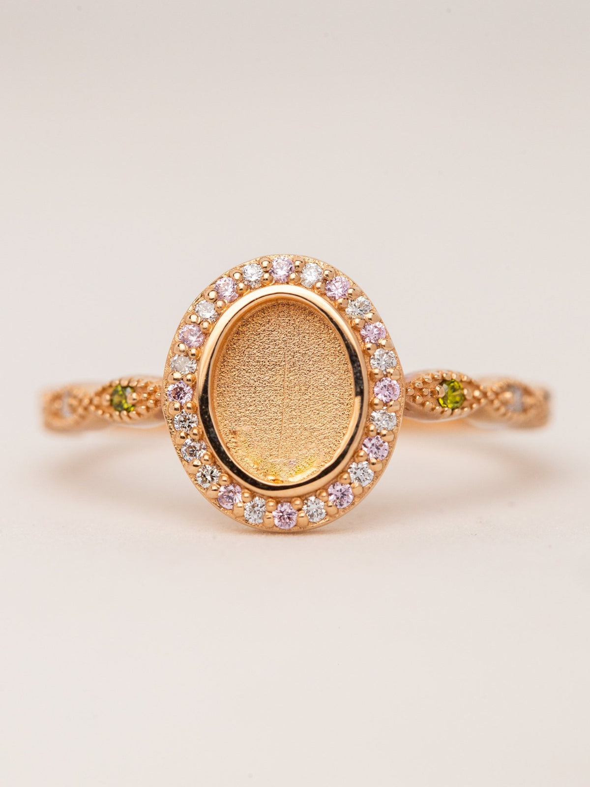 Serenity Ring with Ornate Band MTM_Breastmilk_Jewelry_Keepsakes- Mamma's Liquid Love