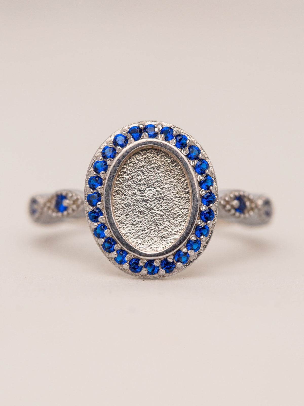 Serenity Ring with Ornate Band MTM_Breastmilk_Jewelry_Keepsakes- Mamma's Liquid Love