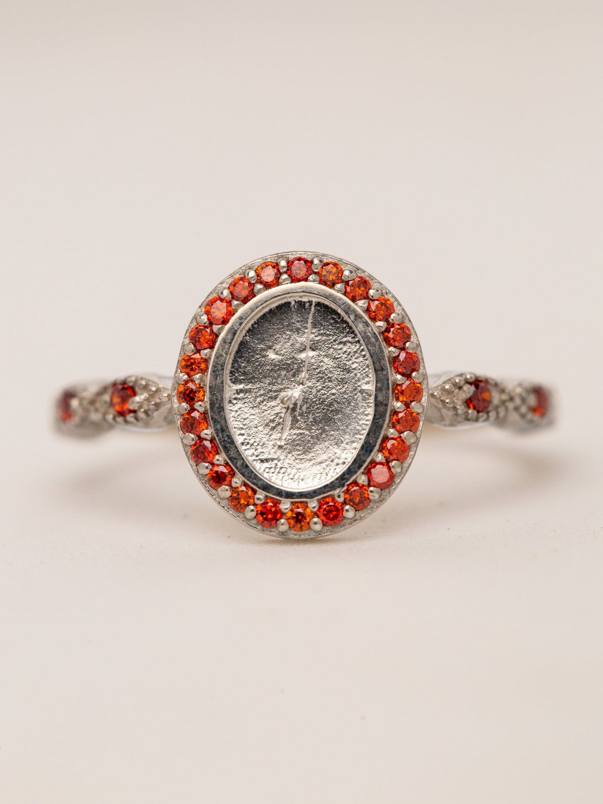 Serenity Ring with Ornate Band MTM_Breastmilk_Jewelry_Keepsakes- Mamma's Liquid Love