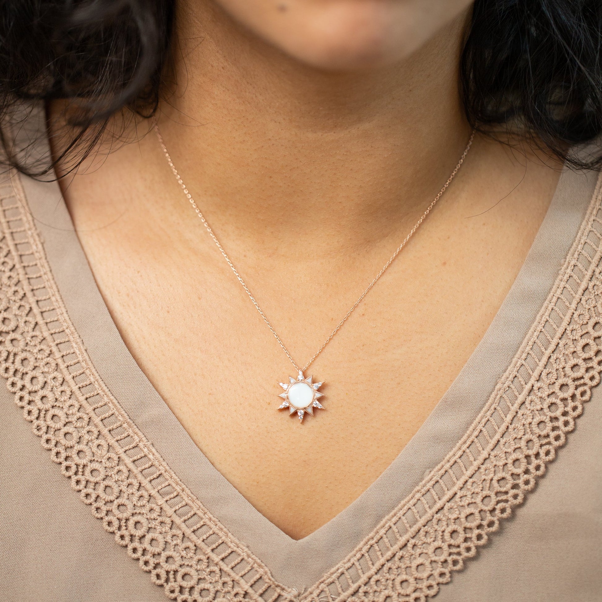 Sunburst Breastmilk Necklace - Mamma's Liquid Love