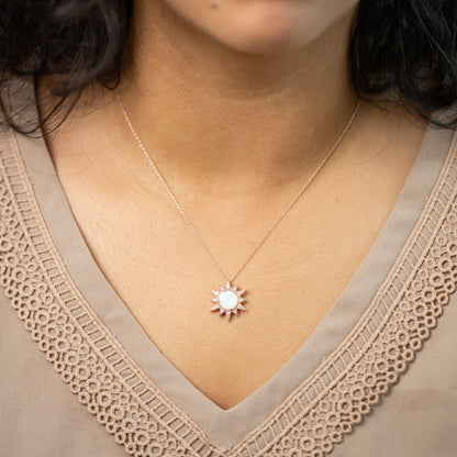 Sunburst Breastmilk Necklace - Mamma's Liquid Love
