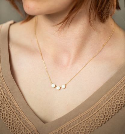 Triple Blessed Breastmilk Necklace - Mamma's Liquid Love