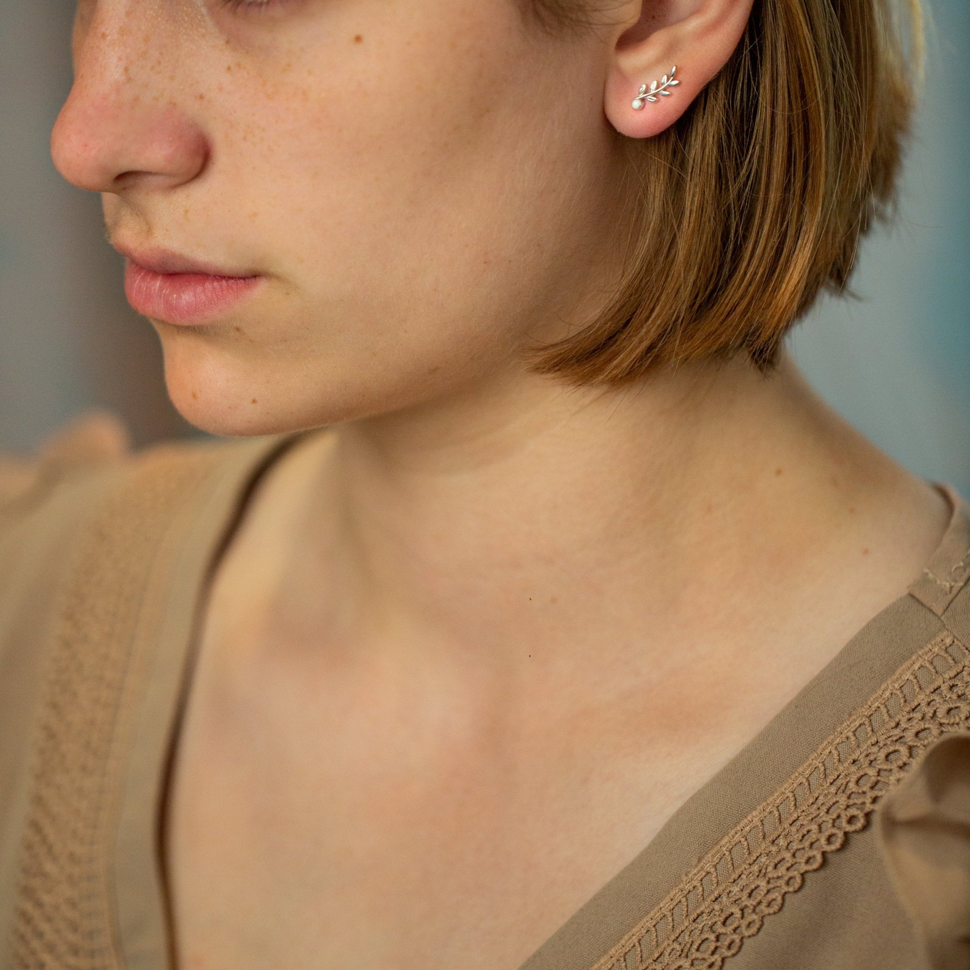 Vine of Life Breastmilk Earrings - Mamma's Liquid Love