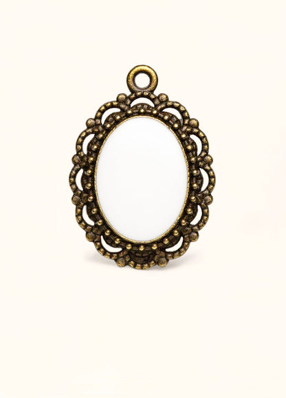 Vintage Style Breastmilk Pendant - Mamma's Liquid Love