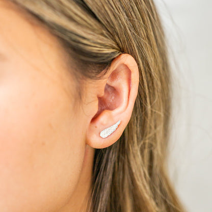 Wing Stud Earrings - Mamma's Liquid Love