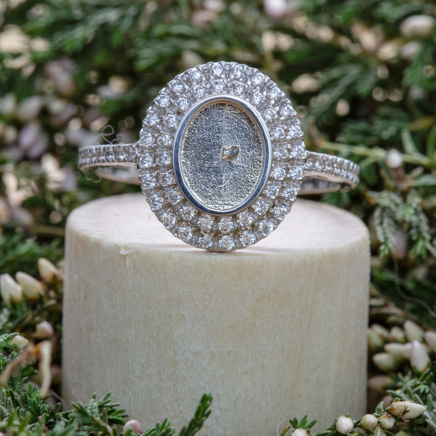 Serenity Double Halo Ring OSVE7