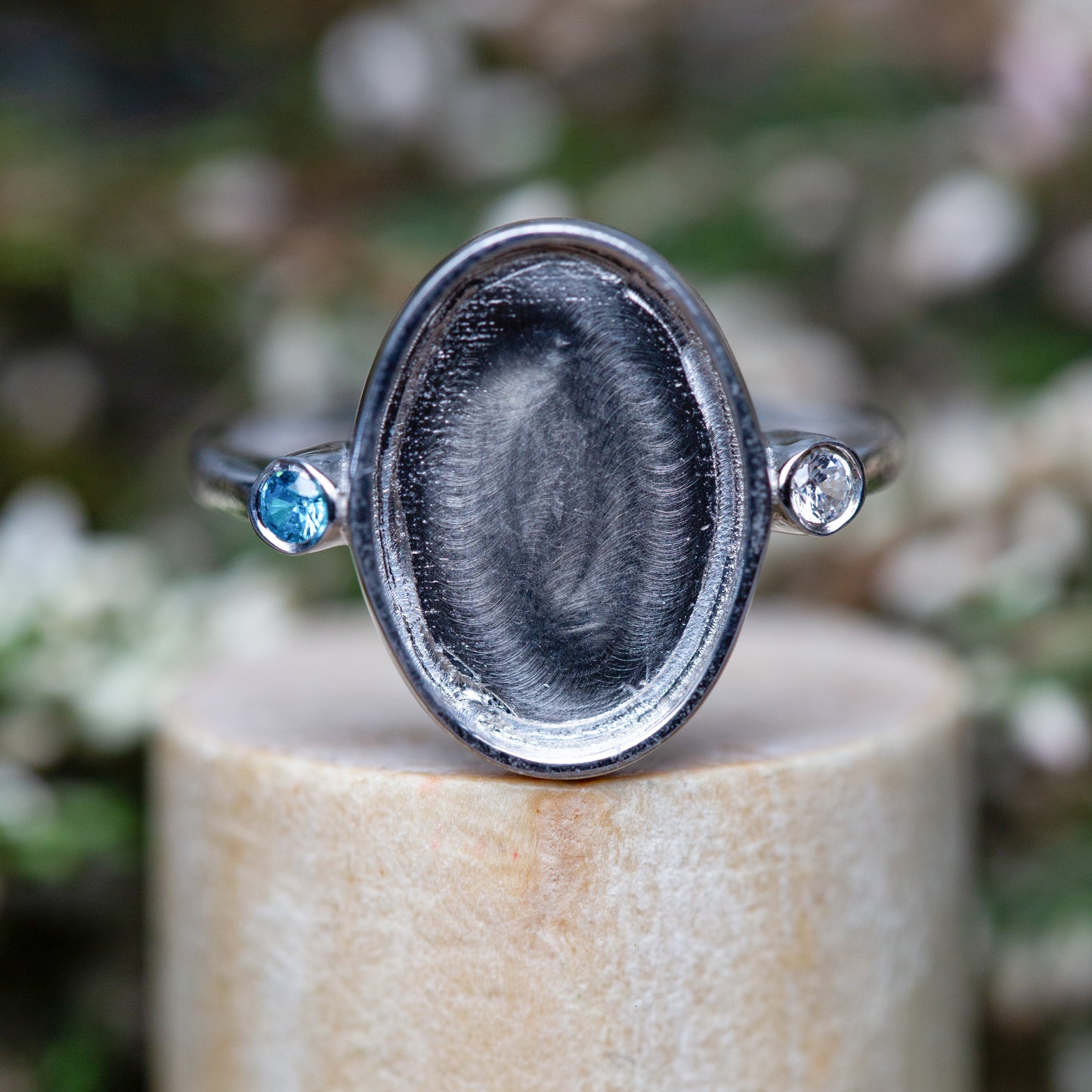 Oval Timeless with Birthstones OS