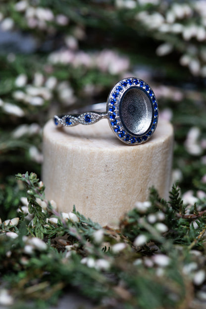 Serenity Ring with Ornate Band OS